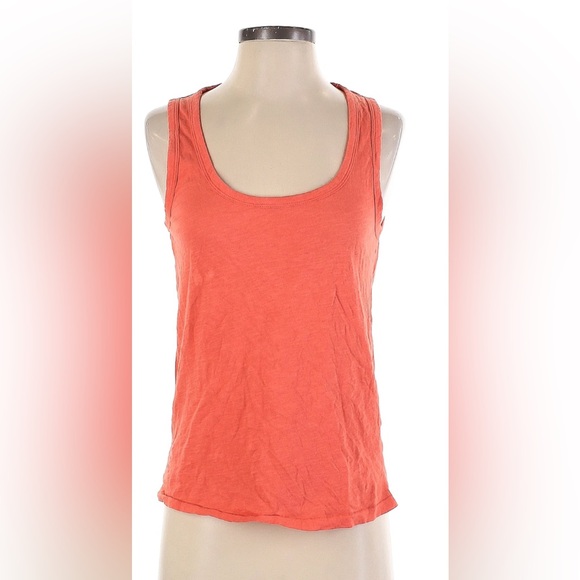 J. Crew Factory Slub Cotton Tank in Cantaloupe 🍊 - Picture 1 of 6